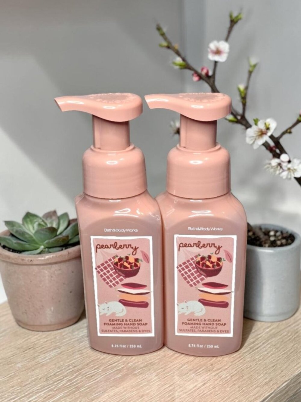 NEW*Bath & Body Works Pearberry Foaming Hand Soap Bundle